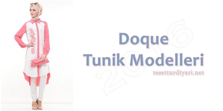 Doque 2016 Tesettür Giyim Tunik Modelleri