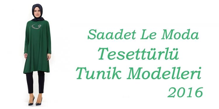 2016 Saadet Tesettür Tunik Modelleri