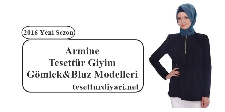 Armine Gömlek-Bluz Modelleri 2016 Yaz Koleksiyonu