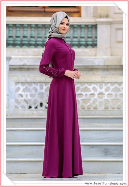 Puane Tesettür Abiye Elbise Modelleri 2018 Yeni