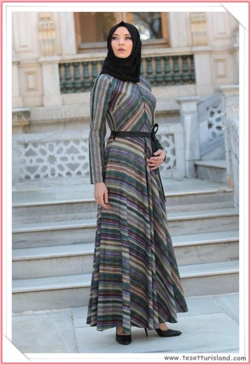Puane Tesettür Abiye Elbise Modelleri 2018 Yeni